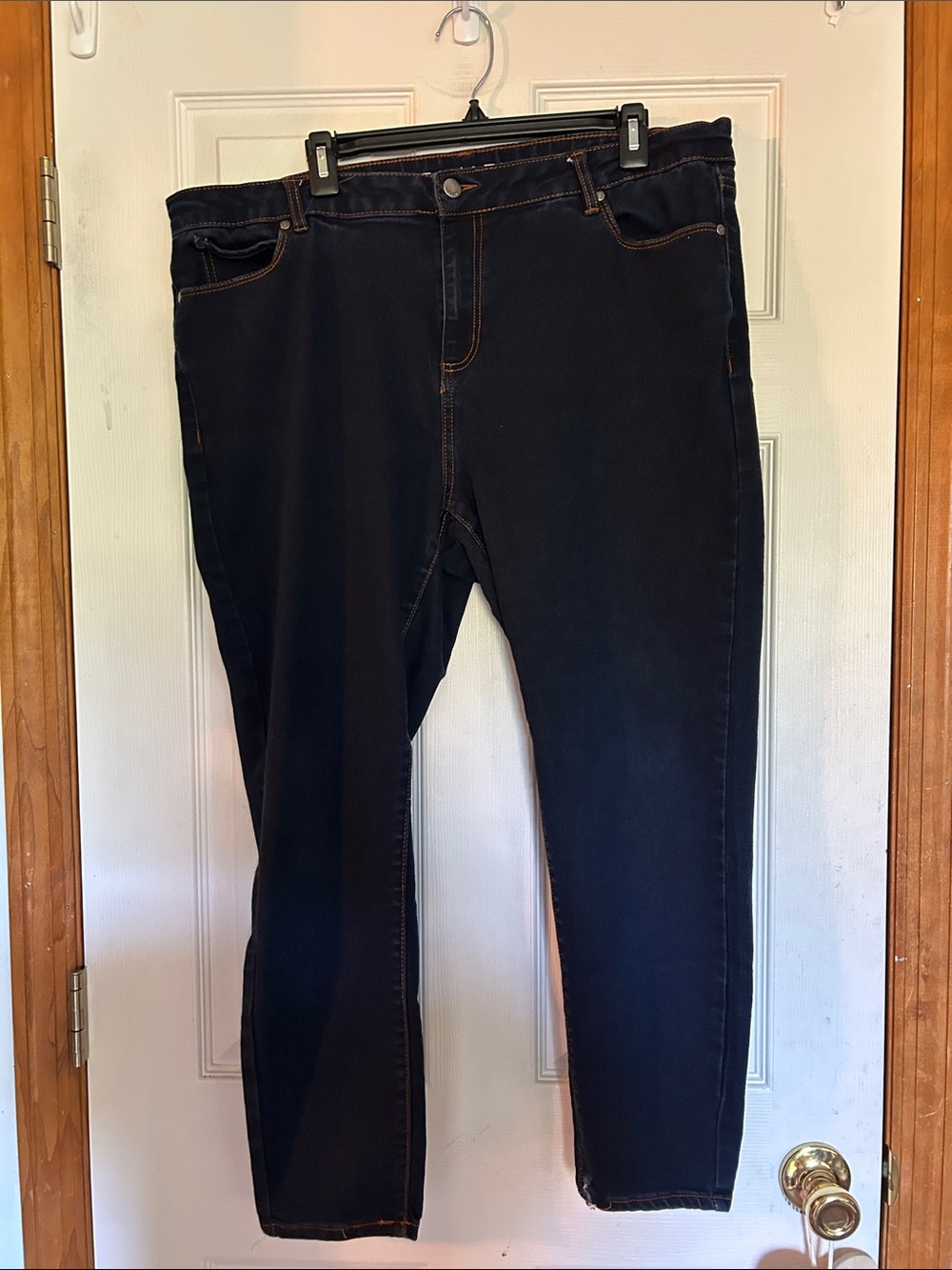 Tahari Women’s Dark Blue Stretch Denim Skinny Jeans